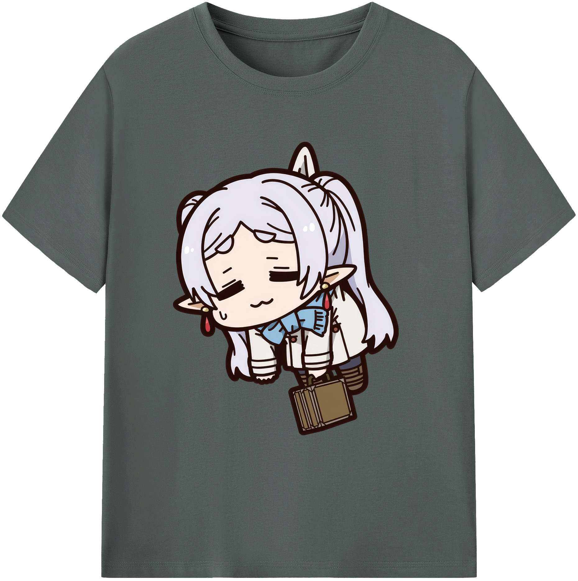 （画像用） 葬送のフリーレン Frieren 綿100％ メンズ半袖Tシャツ｜肌触りやわらか＆通気性